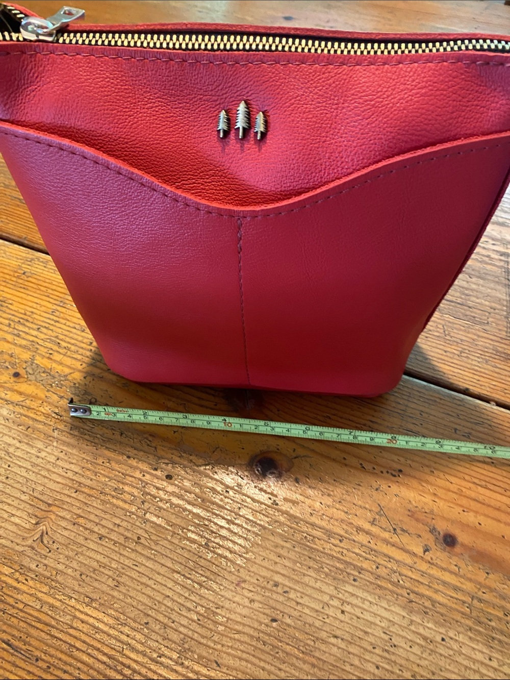 Portland Leather Poppy Cypress bag
